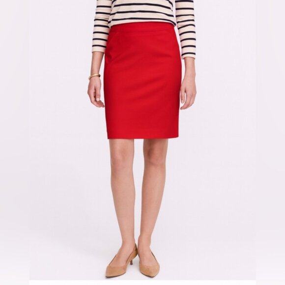 J. Crew Factory Dresses & Skirts - J. Crew Factory Red Pencil Skirt. Size 2